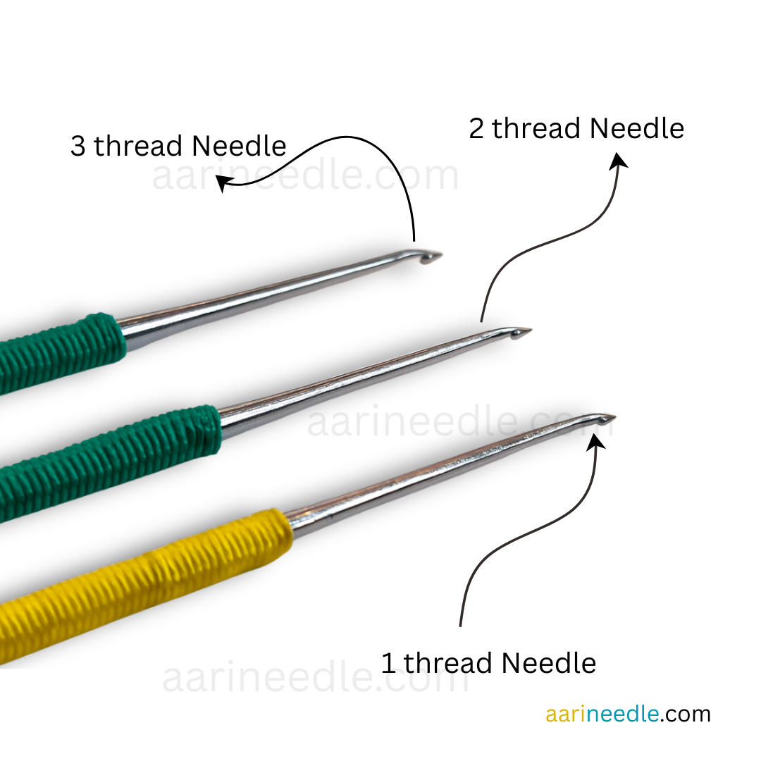 3 Thread Aari Needle