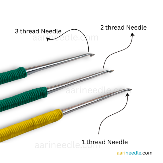 3 Thread Aari Needle
